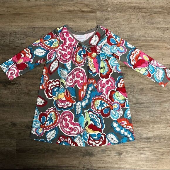 Hanna Andersson Multi-colored Girl’s Dress/shirt Size 5 - Picture 1 of 5